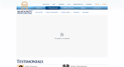 Desktop Screenshot of mayanot.edu